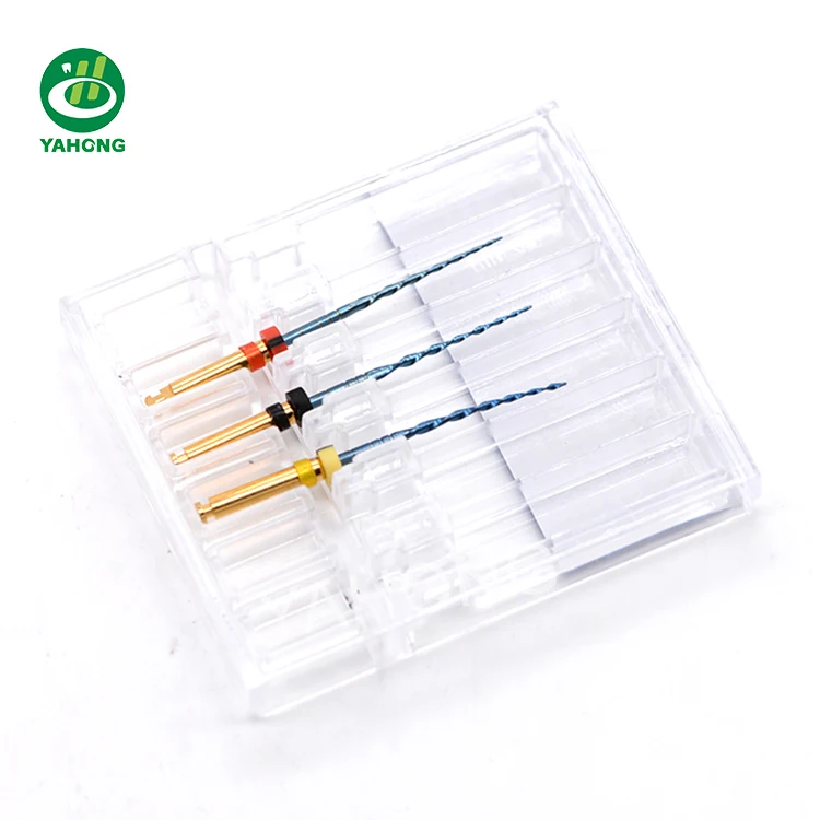 Manufacture Price W3 Endodontic Dental Endo Niti Root Canal Files Wave One Gold Super File for Dentist Consumptions