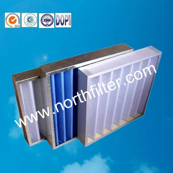 HVAC System Aluminum Frame Aluminum Frame Air Filter Purifiers Tio2 Medium Photocatalyst Air Filter