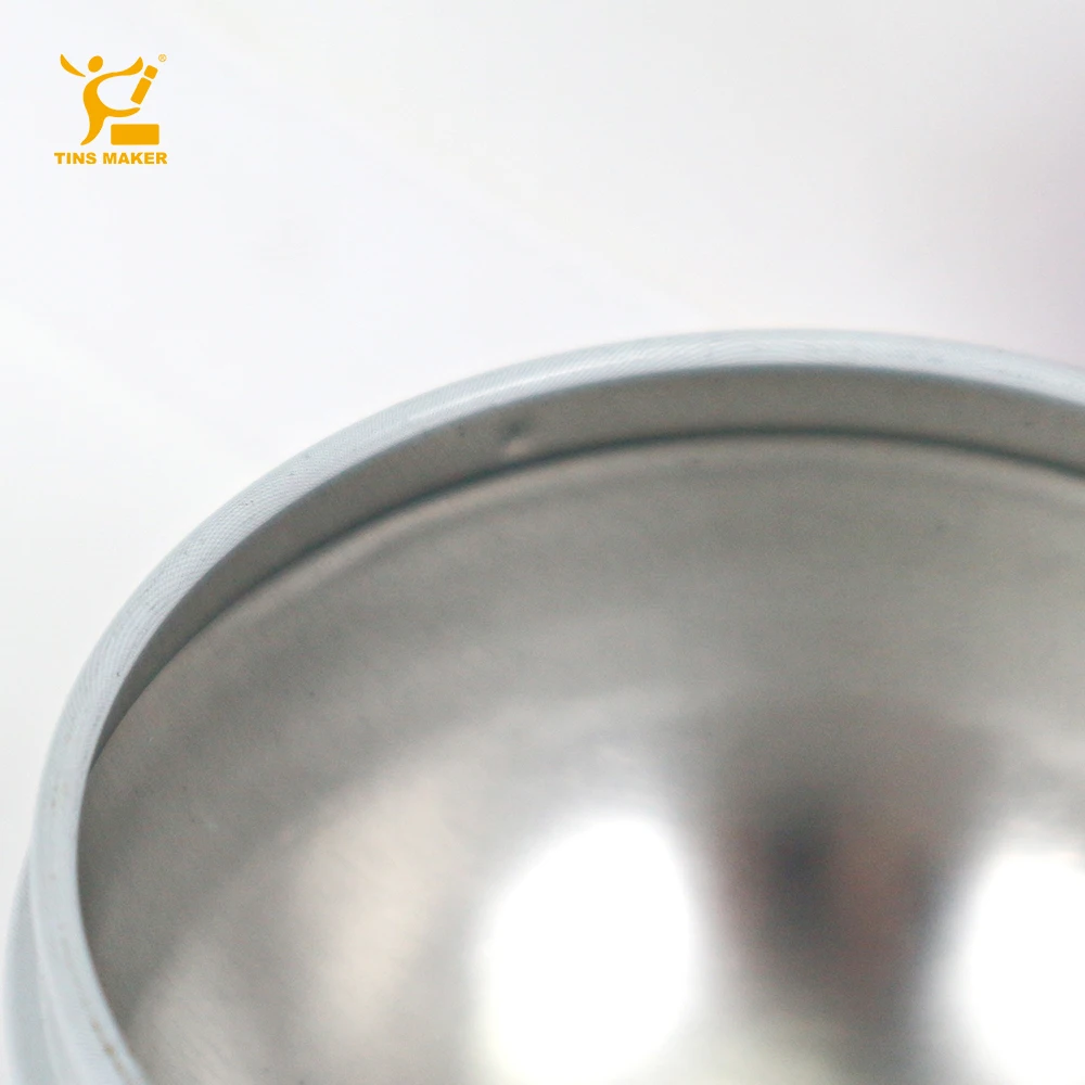 Tinsmaker Ball Shape Tin Can tin box Custom Metal Can Packaging Recyclable Christmas Metal Tin Ball