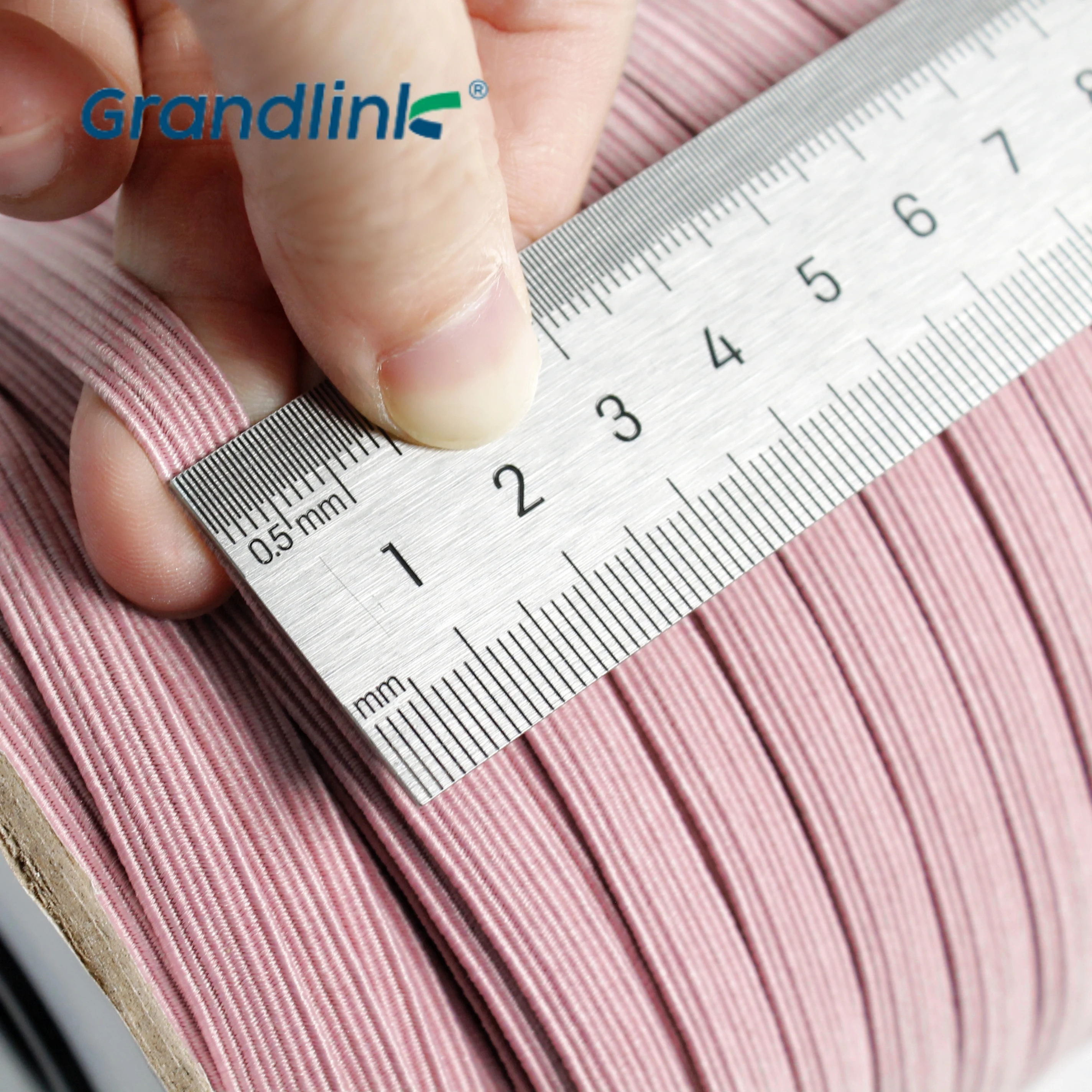 Custom Color Pink Black White Elastic Tape Sewing High Quality Flat Elastic Bands for Underwear