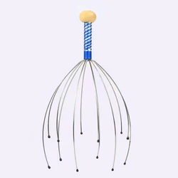 Hot selling hair scalp Soul extractor Stainless Steel octopus head scalp massager for hair growth