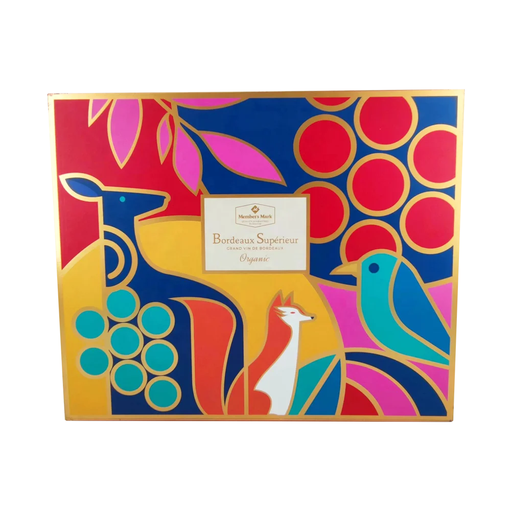 Wholesale Luxury Red Wine Folding Gift Box Personalized Magnetic Cardboard Wine Bottle Packaging Gold Foil Cheap Price Whisky