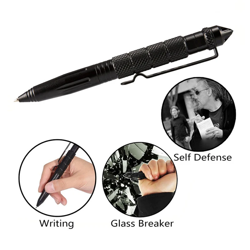 
Custom Multi Function Military Pen Self Defense Tactical Pen With Logo Engraved 