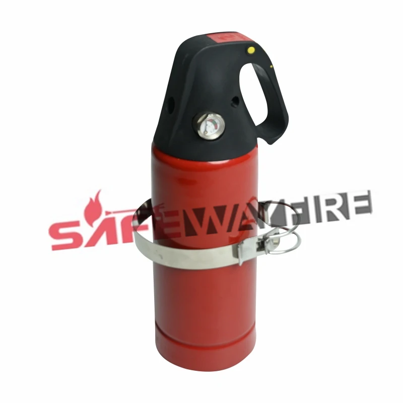 2.5LB 5LB 1KG 2KG Portable Red Metal Fire Extinguisher Bracket For Car