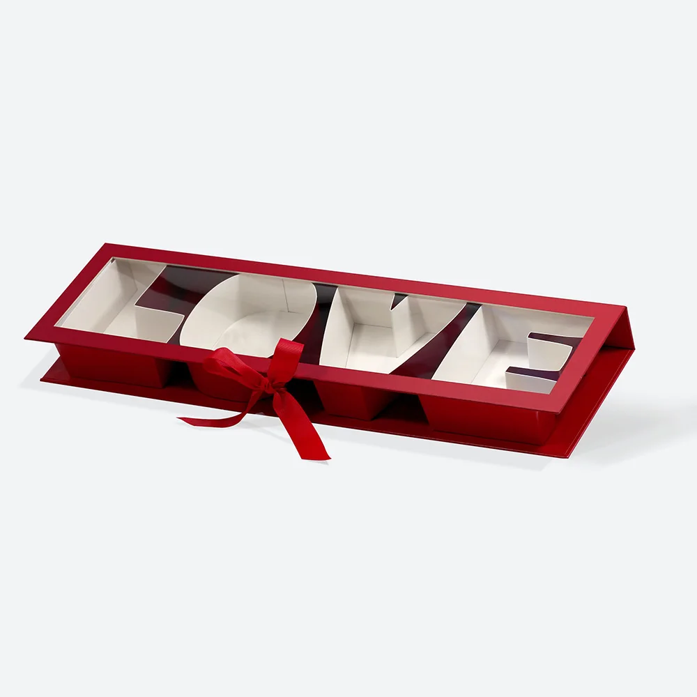 New Style Letter Gift Box Red I LOVE YOU Box Rose Box For Valentines Day