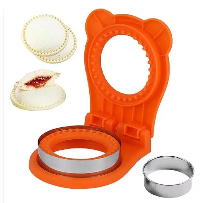 Portable Egg Sandwich Maker Heart Manual Bread Sandwich Cutter and Sealer