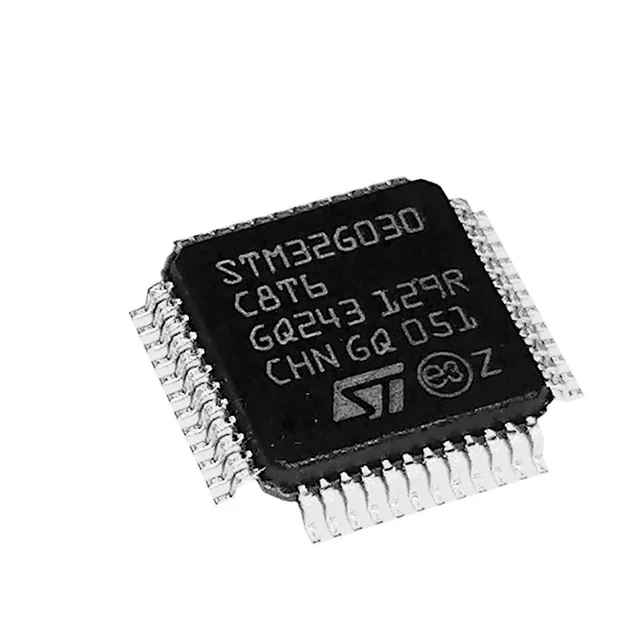 STM32G030C8T6 ST MCU 32-Bit STM32 ARM Cortex M0+ RISC 192KB Flash 1.8V/2.5V/3.3V 48-Pin LQFP