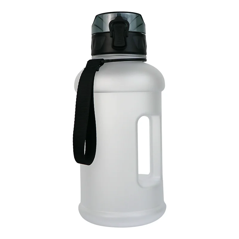 Bodybuilding Water Bottle Big Sports Gym Fitness BPA FREE 1.3L 2.2L Plastic Shaker Water Bottle