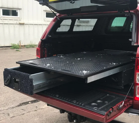 4x4 Pickup Truck Rear Storage Drawer System Car Camping Drawer Stove for Ranger 2020/Ranger XLT/2019+