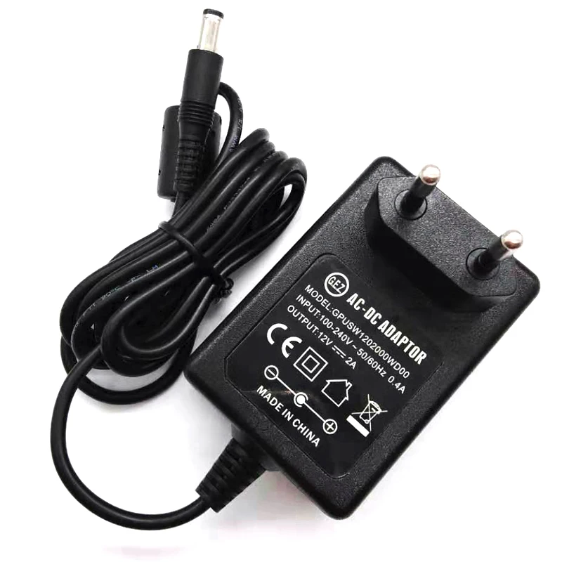 Универсальный адаптер EU/US/UK AU AC DC зарядное устройство батареи 12V 2A 2000mA LED питания без адаптера