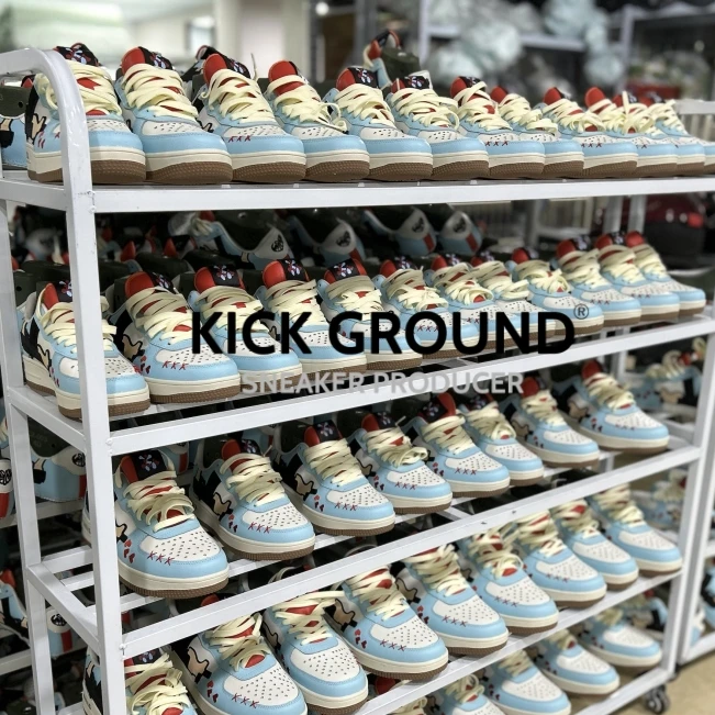 Kick Ground New Walking Shoes Wholesale Fashion Custom Sneakers Comfortable Running Men Outdoor Sport Custom Shoes