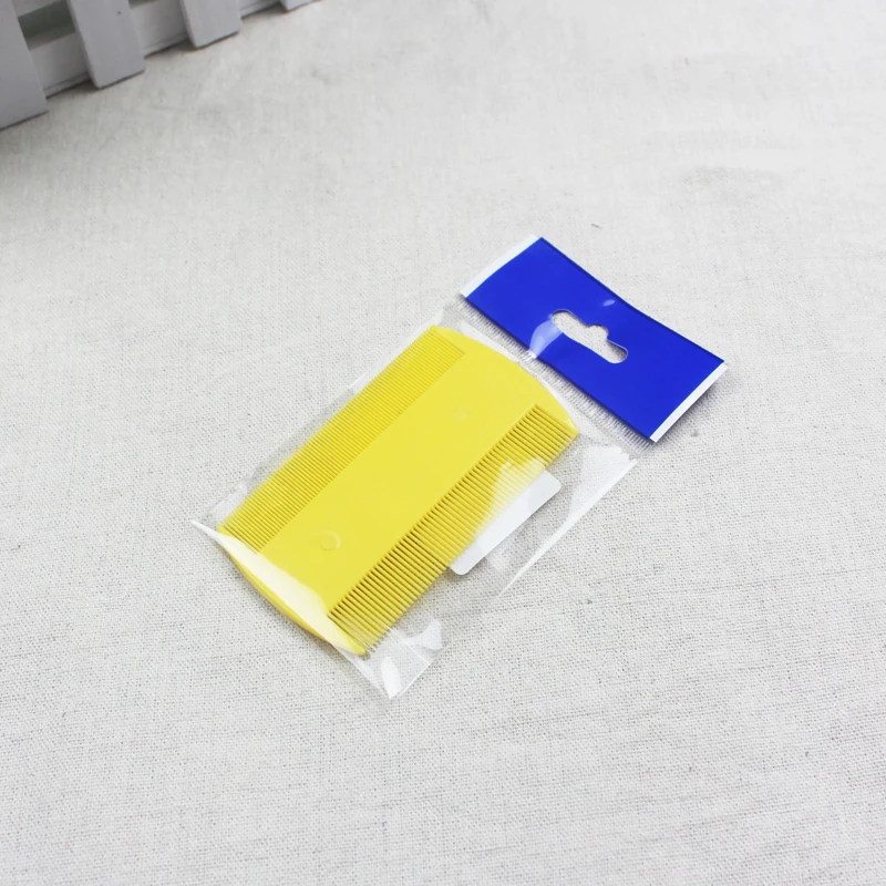 Factory Dual-Sided Plastic Dog Flea Comb Beauty Product for Home Use Dense Tooth and Double-Row Teeth for Kids Lice Cleaning