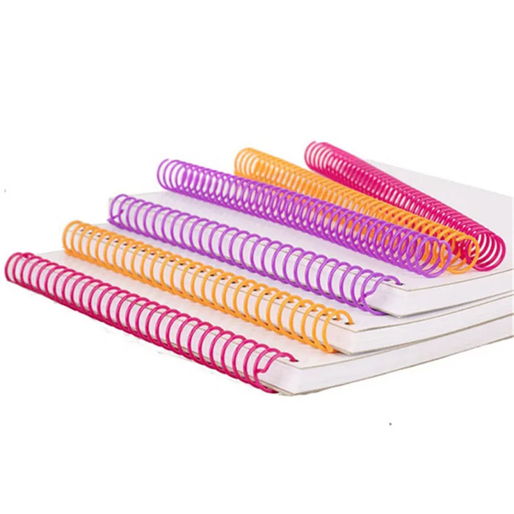 notebook binding wire colorful pvc single binding wire