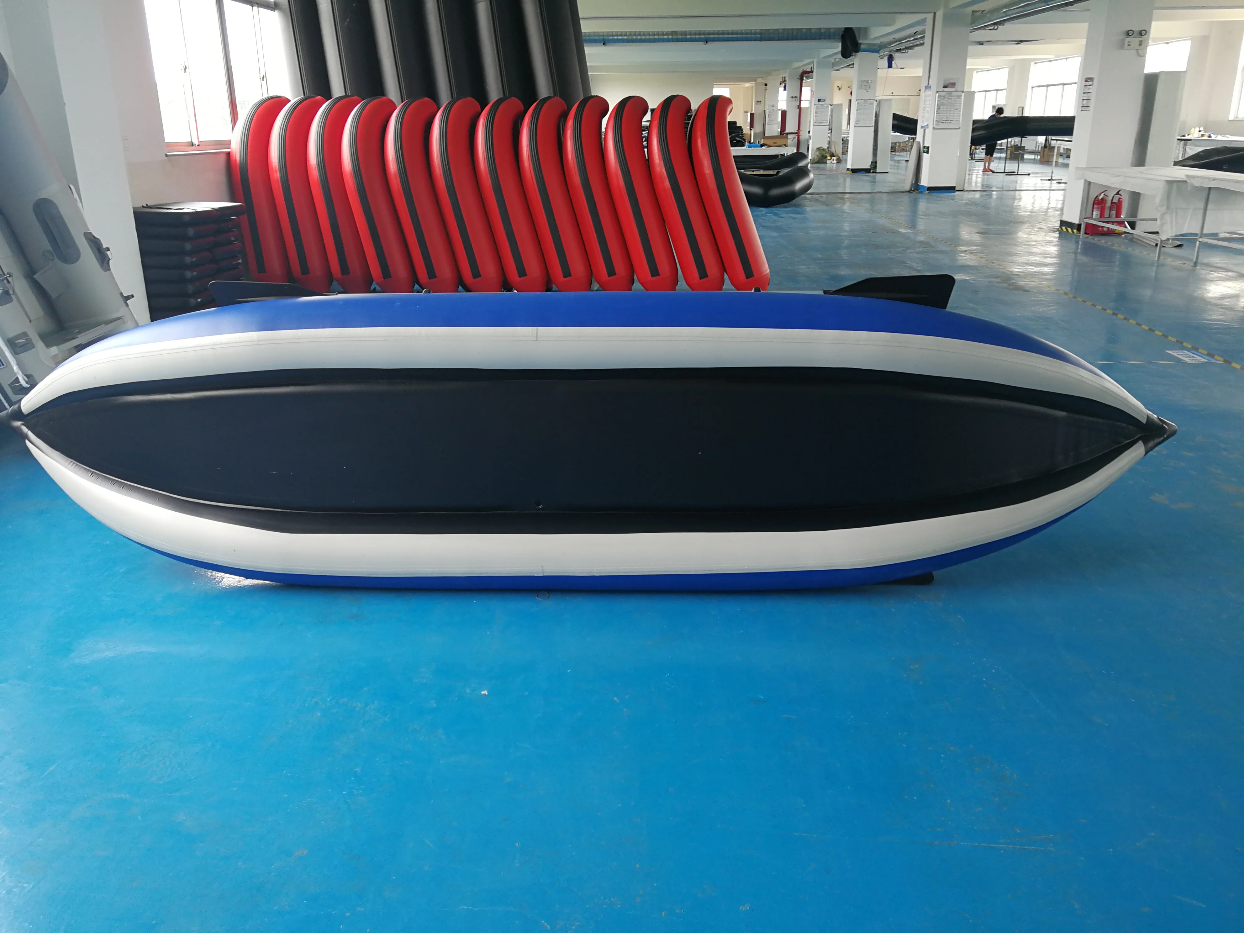 clear fishing inflatable pedal kayak 2 person float canoe/kayak