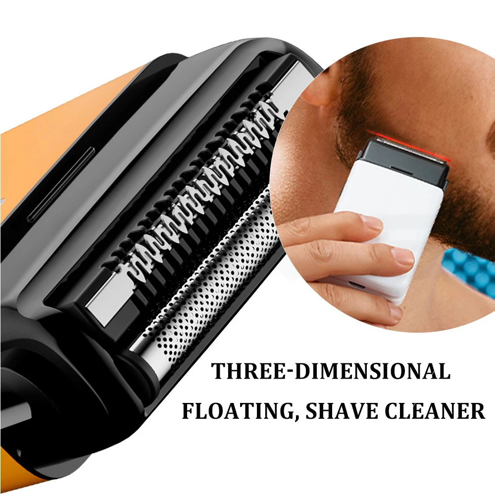 FK-701 профессиональная перезаряжаемая моющаяся электробритва для мужчин