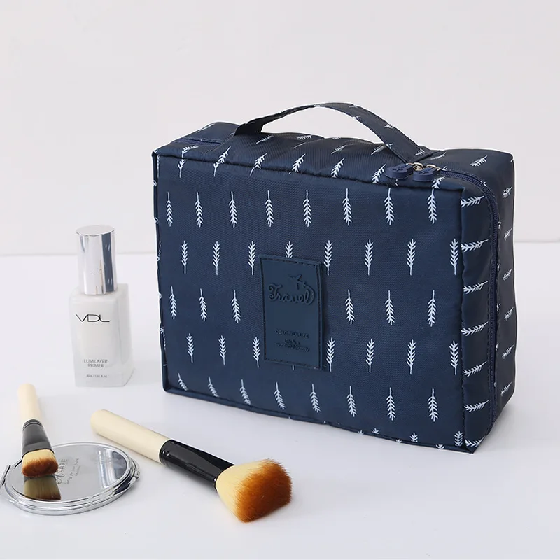 Hot Selling Portable Nylon Lady Makeup Bag Travel Cosmetic Bag