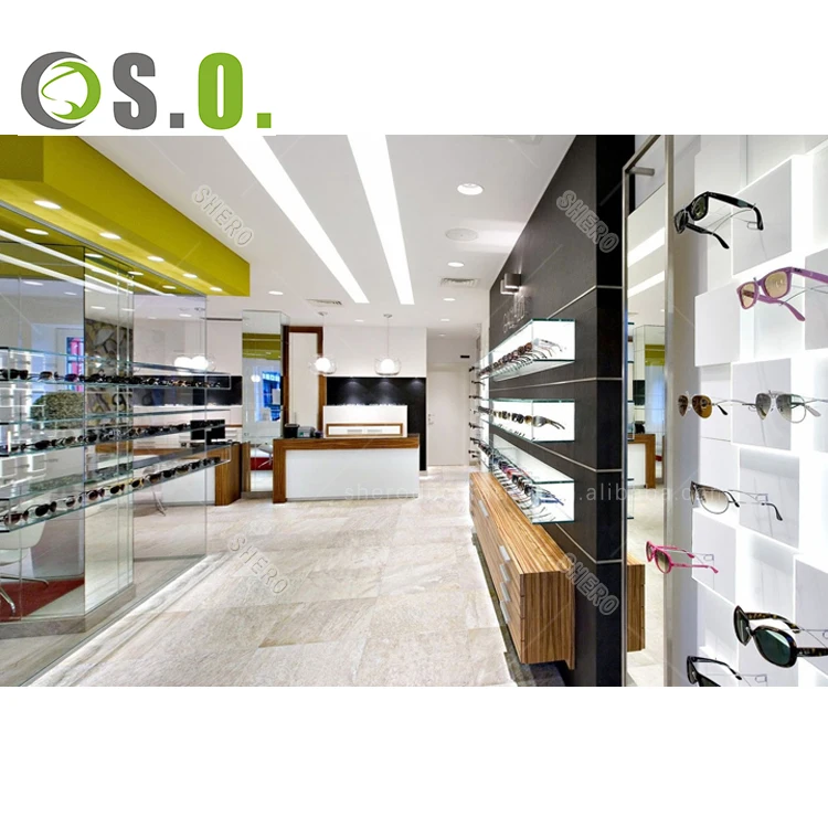 Optical Shop Interior Design Eyeglass Showcase Optical Store Display Furniture