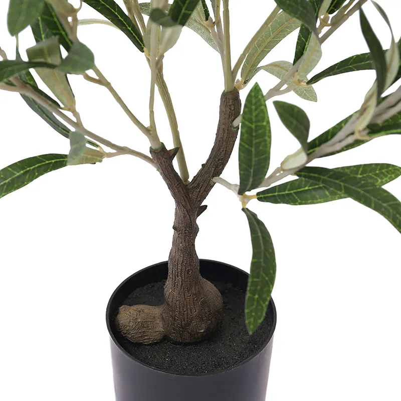 wholesale Custom Height Outdoor Artificial Olive Tree Art Plastic olive Plant Restaurants Hotel decor