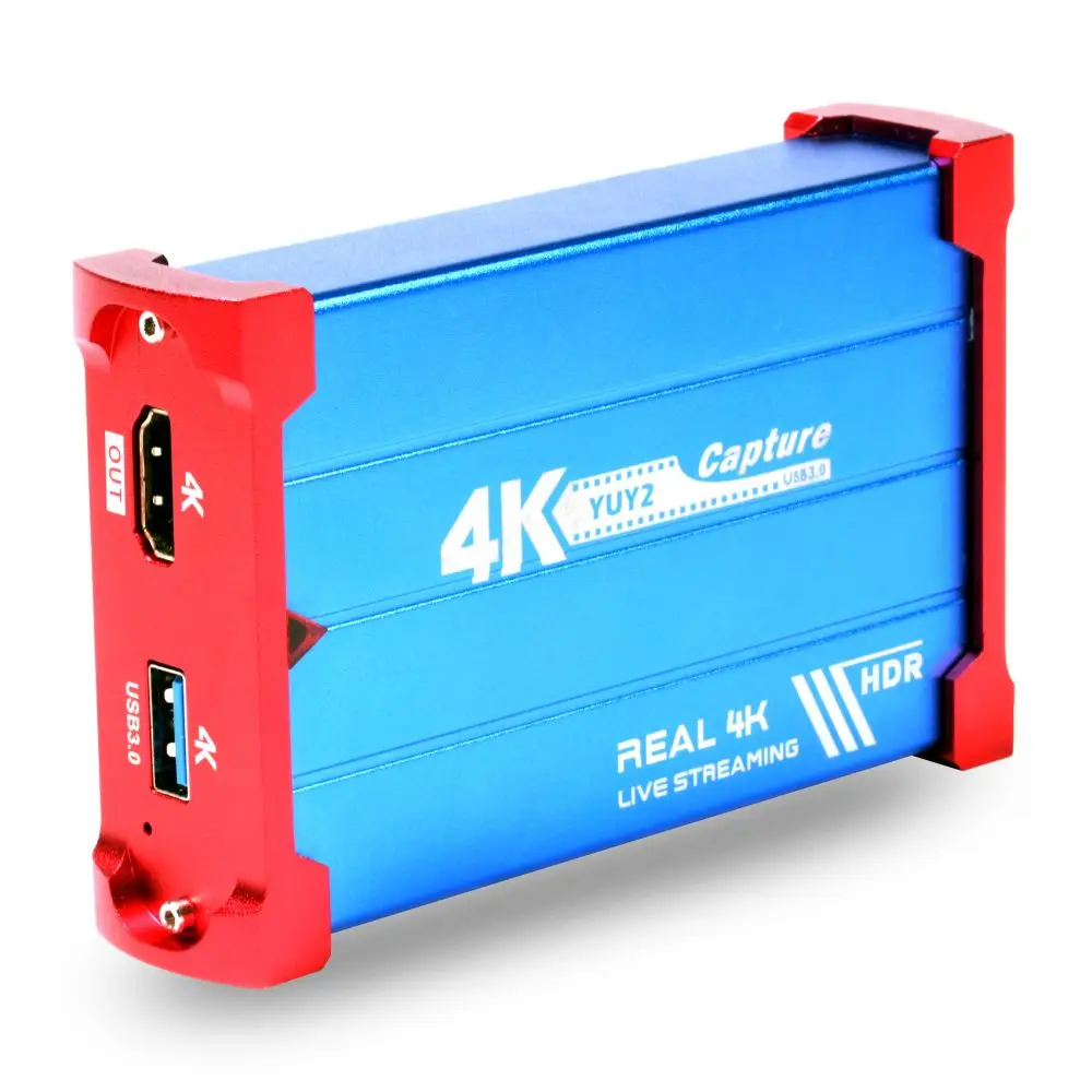 HDR10 4K HDMI USB3.0 Capture Card with Capture Rate 4K@30Hz Game Stream Capture Card
