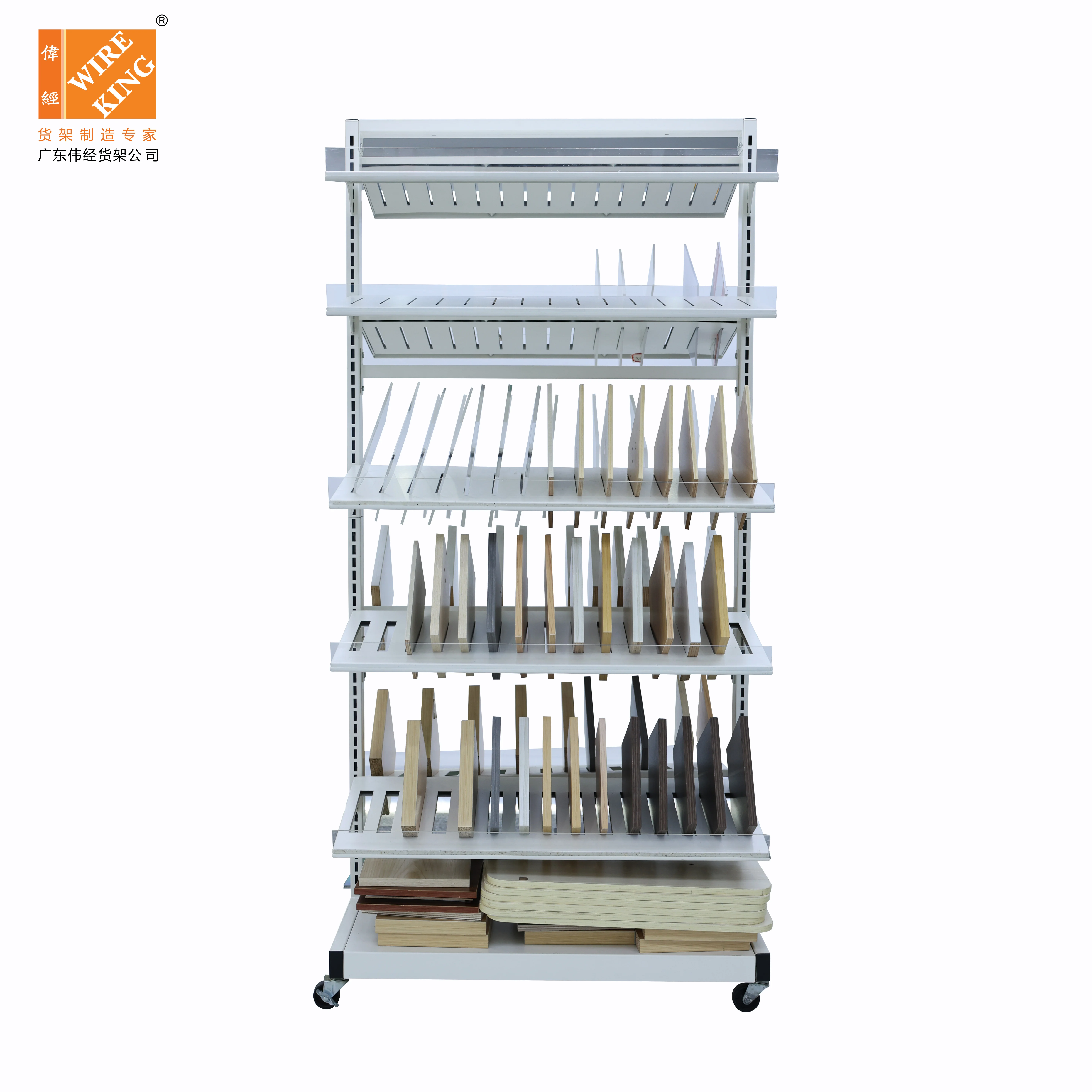 Sample Slate Tile Stone Boards Sample Display Shef  Movable Sample Color Palette Display Rack