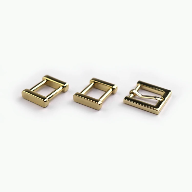 New designed fashion gold plated metal belt buckle for garment accessories