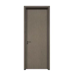 Modern style latest design interior melamine solid wooden office door
