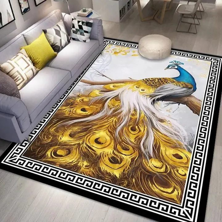 3d Printed Area Rugs for Living Room Modern Carpet Home Decorate Non Slip Mat