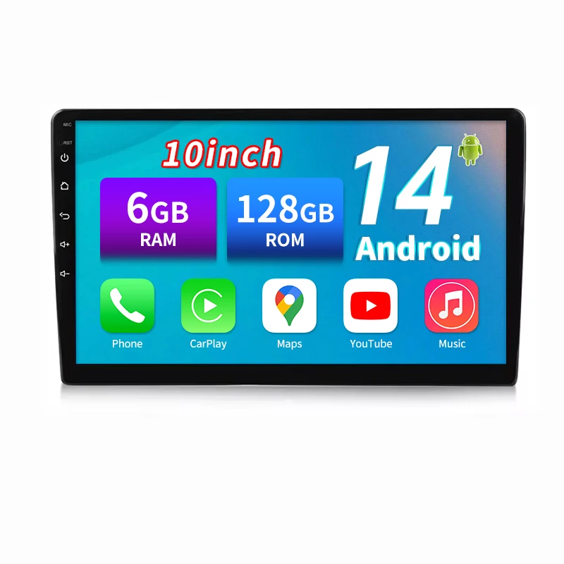 TS10  9inch android radio for car touch screen stereo dvd player android Car navigation 4+46 Android13