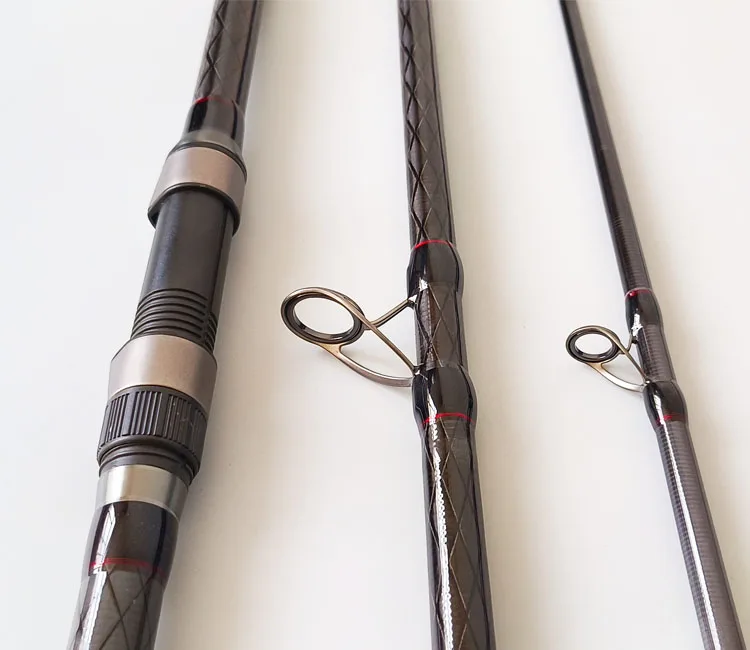 Surf Rod HIgh Quality Mixed Carbon Long Casting Surf Fishing Rods 100-250g Heavy Fuji