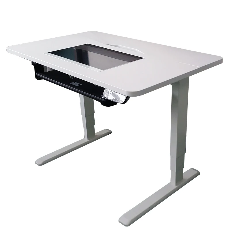 High Performance 21.5 inch Tiltable Lift Smart Tablet Podium Smart Digital Educational Smart Lectern Art Painting Podium