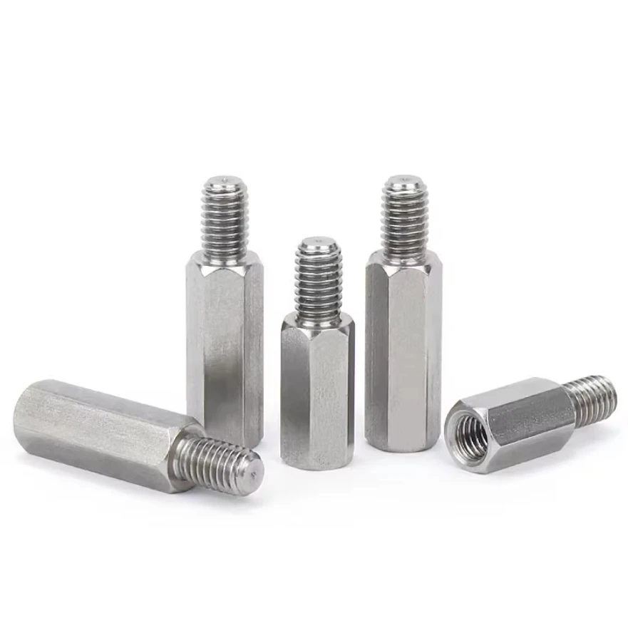 M3 M4 304 316 Stainless Steel Hollowed Nylon Spacer Round Hollow Male-Female self tapping Brass Hex Threaded PCB Spacer Standoff
