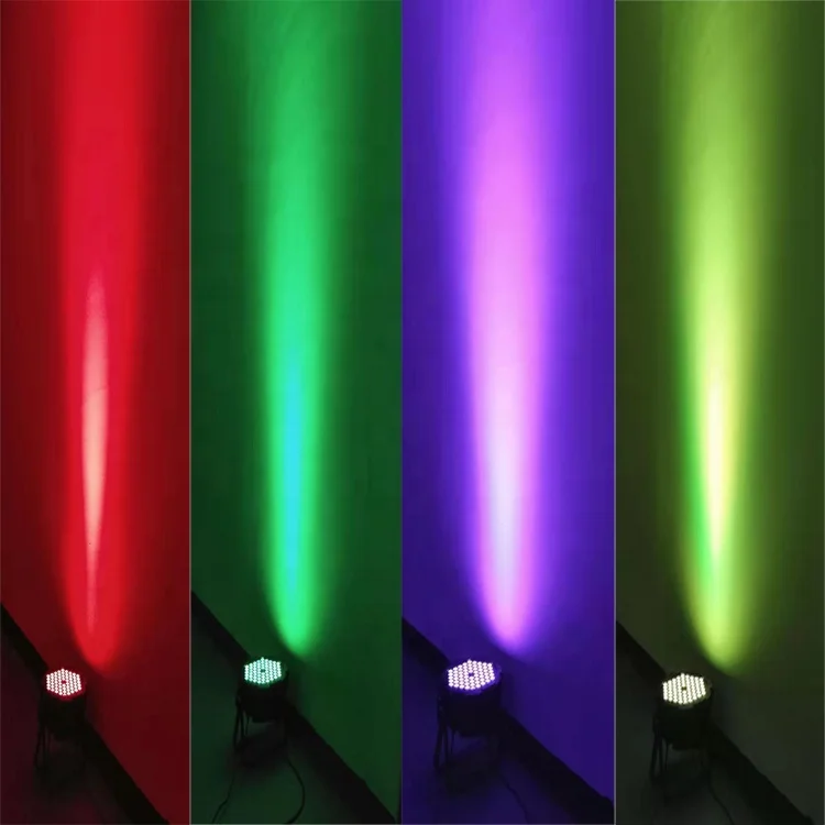 china led par cans 60x3w rgb 3in1 led flat par can indoor DMX 512 led par light beam lights