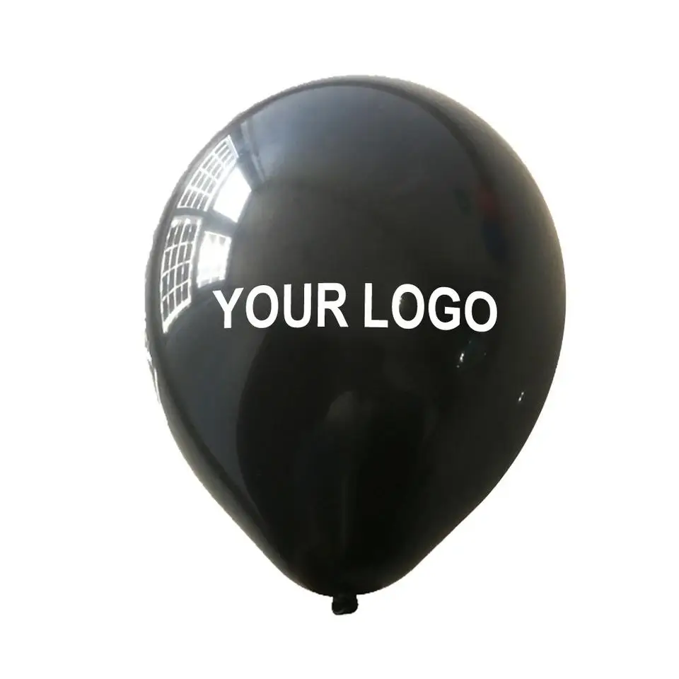 Custom logo printed latex balloons 10 12 36 inch metallic ballon balloon wedding birthday party decoration with your design