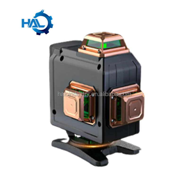 Green 360 Self Leveling Rotary Laser Level 4D 16 Lines Horizontal&Vertical Cross Line Laser Surveying Measuring Tools