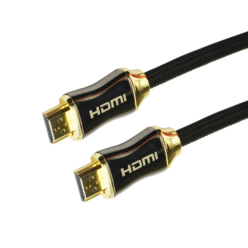 
Gold Plated 1m 1.5m 2m 3m 5m 10m HDMI Cable OEM Support 4K 8K 3D and 1080P with Ethernet 