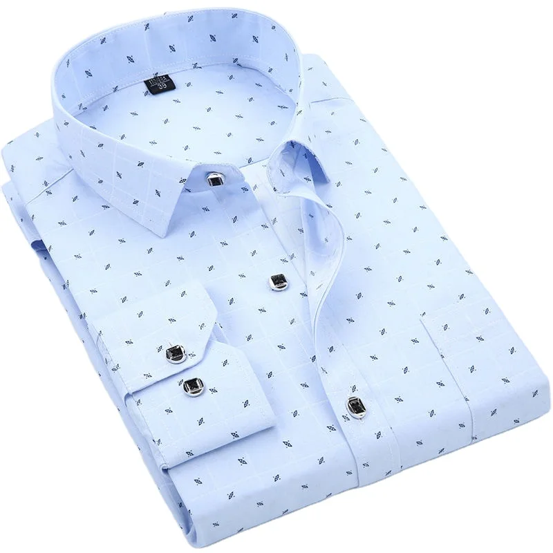 2021 мужские футболки оптом Гавайский стиль Цветная стильная рубашка плюс размер 100% хлопок длинный рукав формальная рубашка