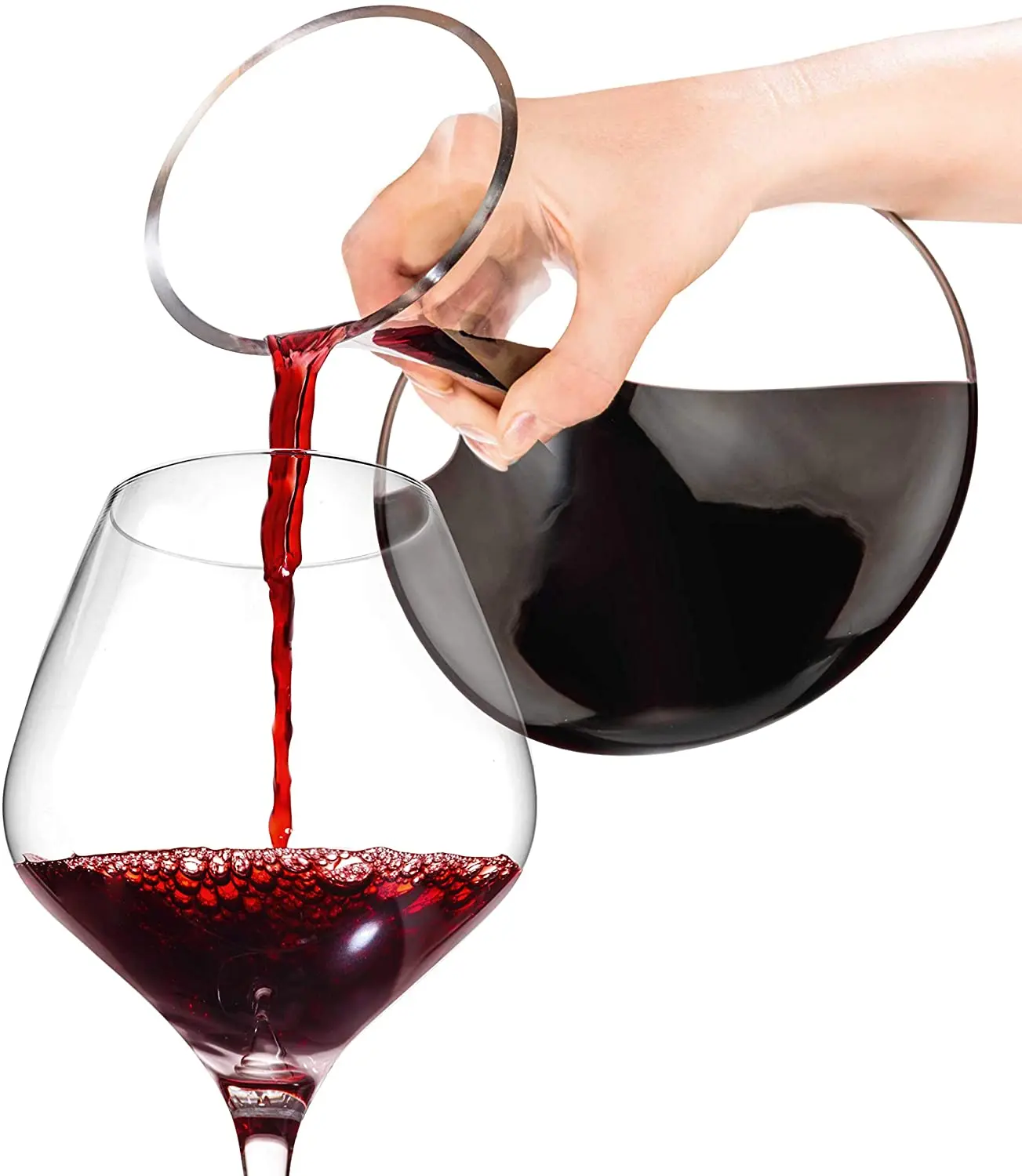 Hot sale 300ml vampire Red Wine Glass Cup Transparent Glassware Mug heat resistant glass cup with Drinking Tube