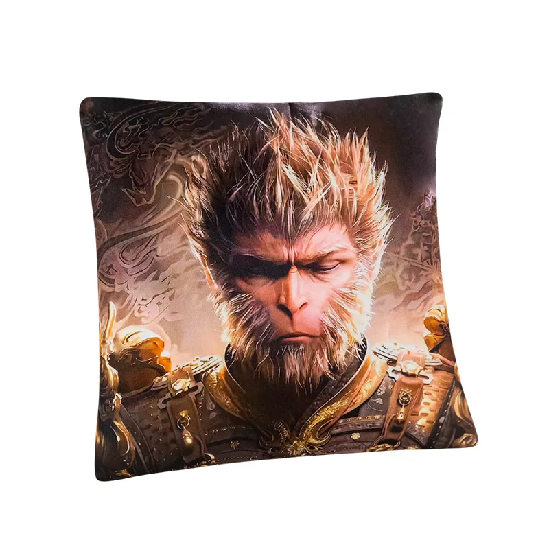 Черная Подушка Wukong Ma Luo burst of Journey to the West Подарочная плюшевая подушка оптовая продажа индивидуальные куклы