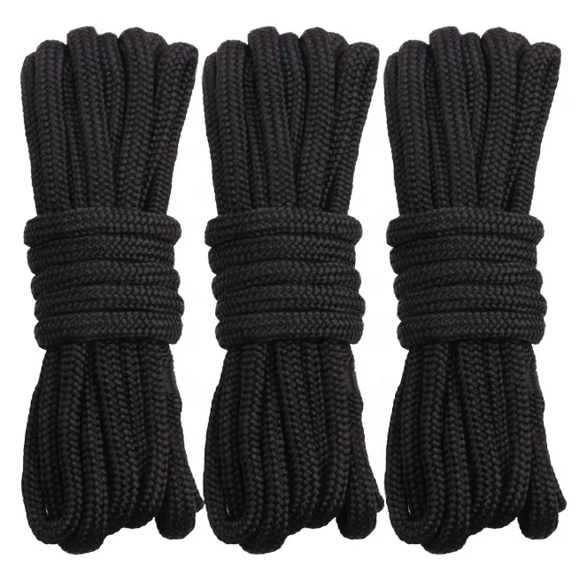 [RAF]16.5FT-50FT Boat Dock Line Double Braided Nylon Mooring Rope Anchor Ropes Ultra Strong Dock Lines Other Marine Supplies