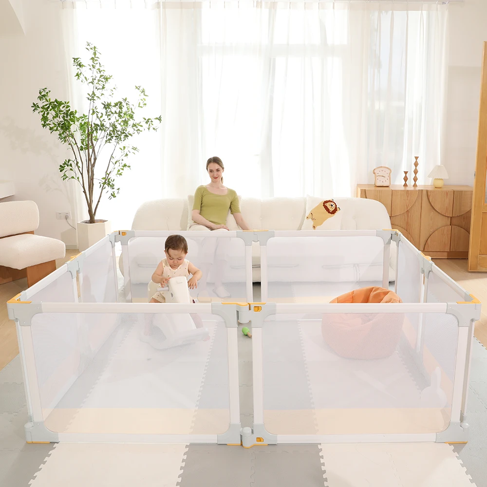 2023 New Design Multifunctional Foldable Kids Activity Center Baby Play Fence Playpen
