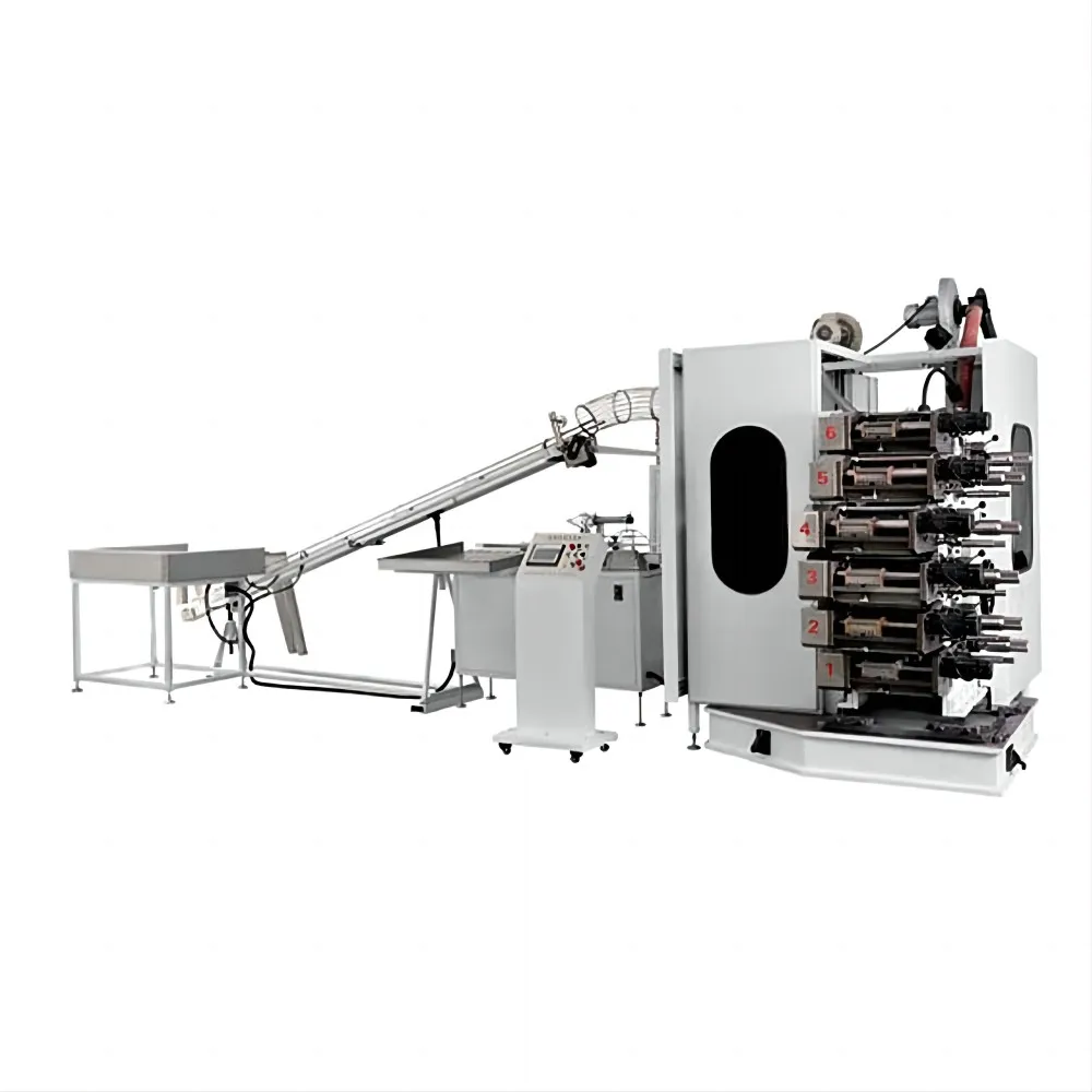 4-6 Color Hot Coffee Cup& Ice Cream Cup Offset Printing Machine Based on CE Standard