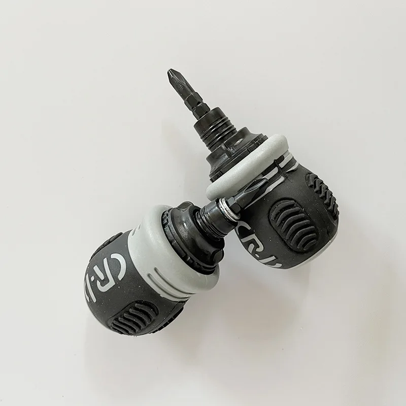 Stubby Repair Tool Multipurpose Installation Chrome Vanadium Steel Dual-Purpose Bolt Ratchet Screwdriver
