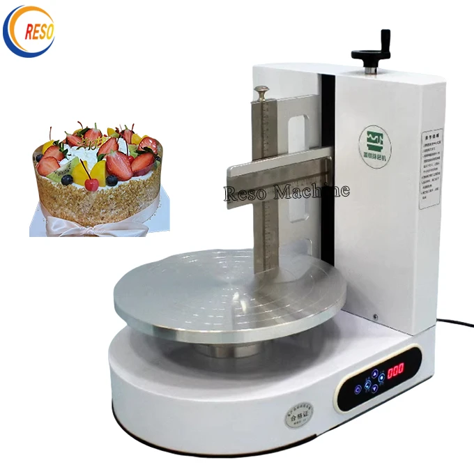 Automatic birthdacake making machine cake butter decoration coating frosting machine