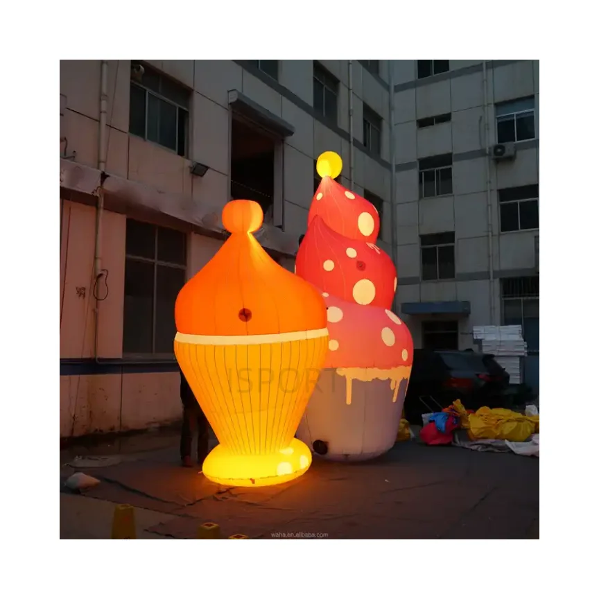 2023 Hot sale giant inflatable ice cream for promotion advertising