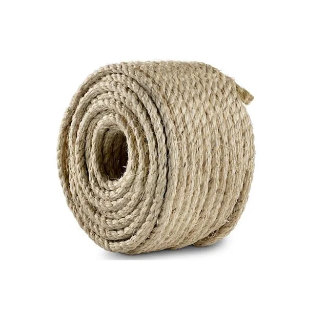 Top Quality 100%Natural 5-60mm Best Quality Factory Bulk 6mm Jute Sisal Natural Hemp Manila Rope made in Bangladesh
