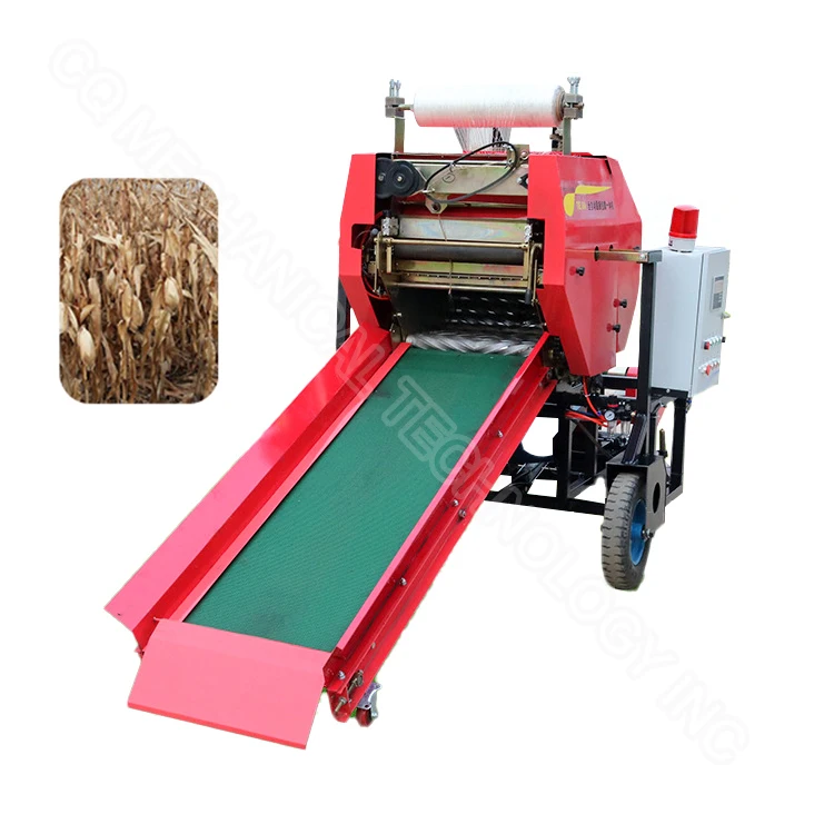 Efficient mini silage baler machine agriculture hay baler