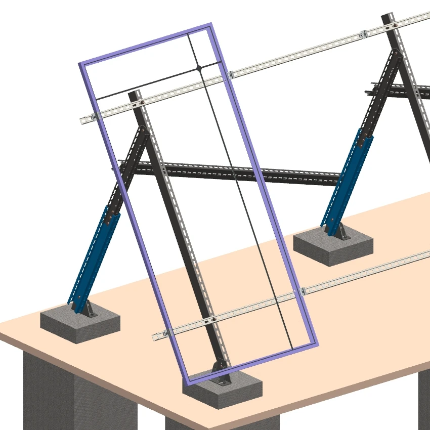 Стальной заземляющий кронштейн для солнечной