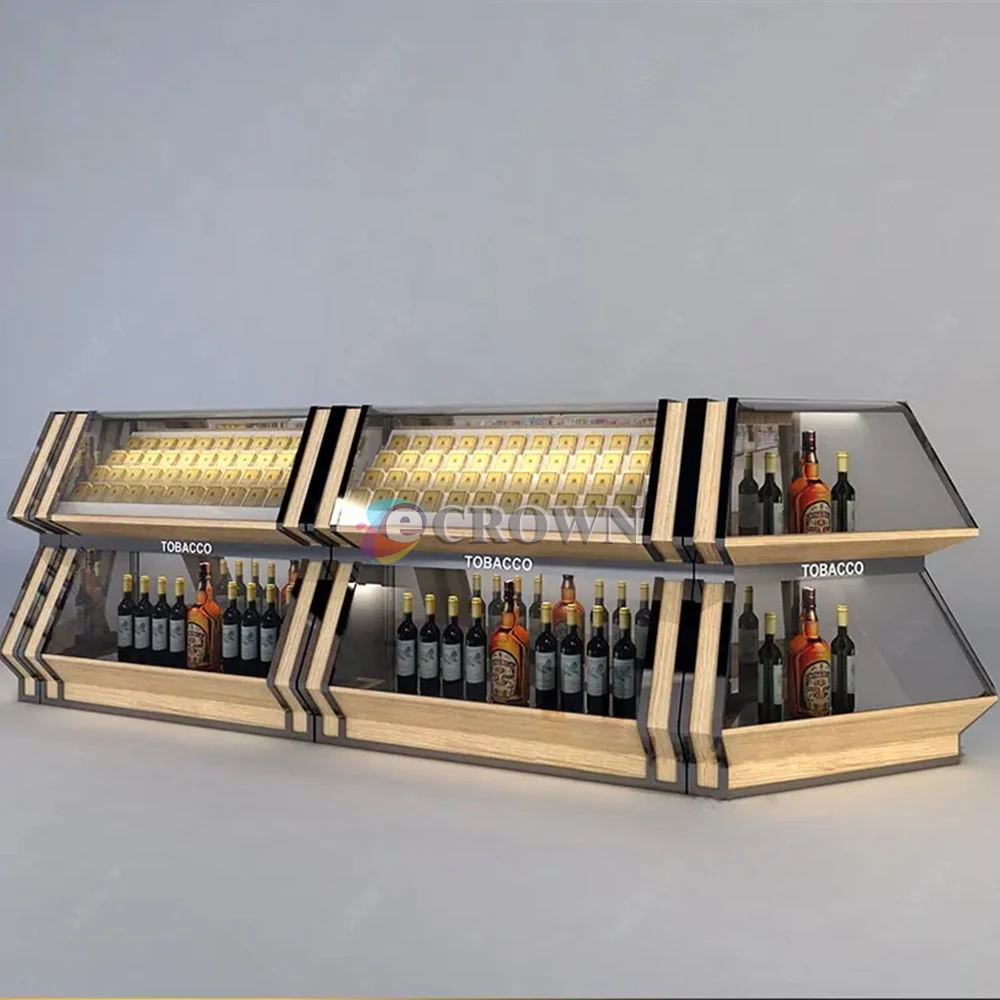 Shop design wine mall High shop luxury nicotiana display case