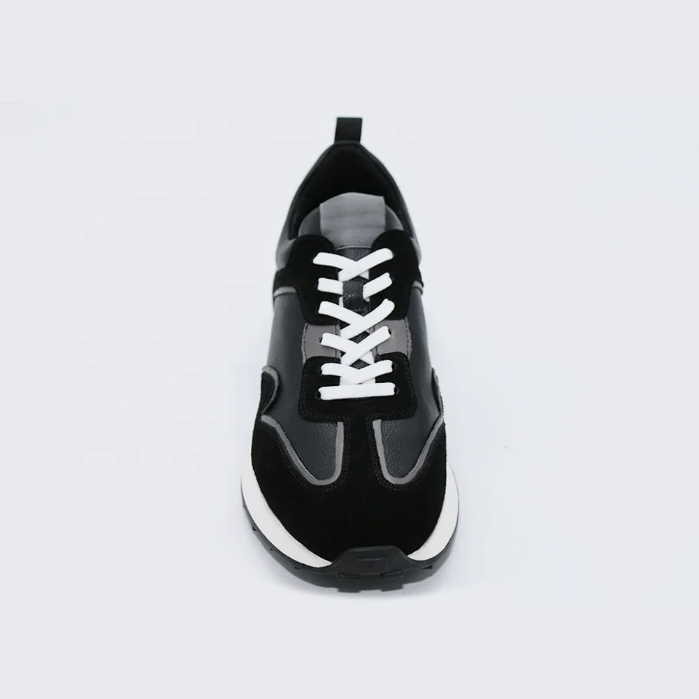 LANCI shoe supplier custom logo wholesalers luxury genuine leather custom casual fitness walking shoes