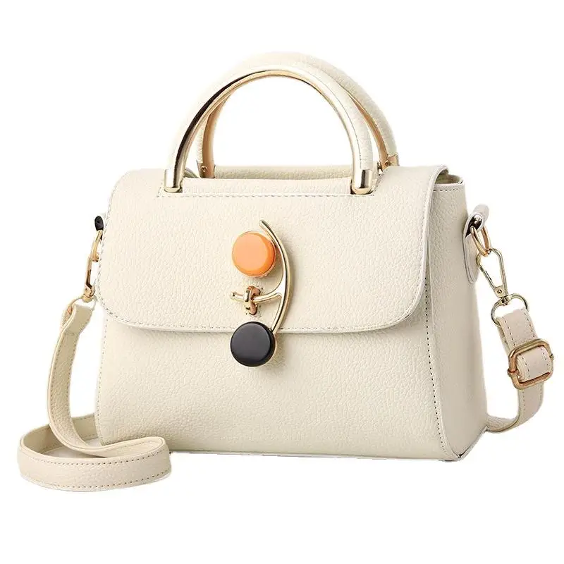 2022 Stylish Joker Cross Body Bayan Anta Bag Simple Schoolgirl Kol Antasi Bag Cute Fashion Lock Single Shoulder Square Bag